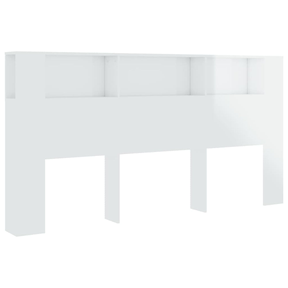 Dulap Tăblie, Alb Extralucios, 200X18,5X104,5 Cm