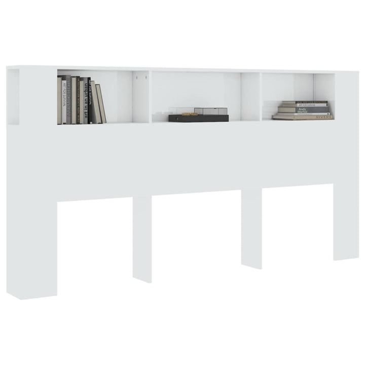 Dulap Tăblie, Alb Extralucios, 200X18,5X104,5 Cm