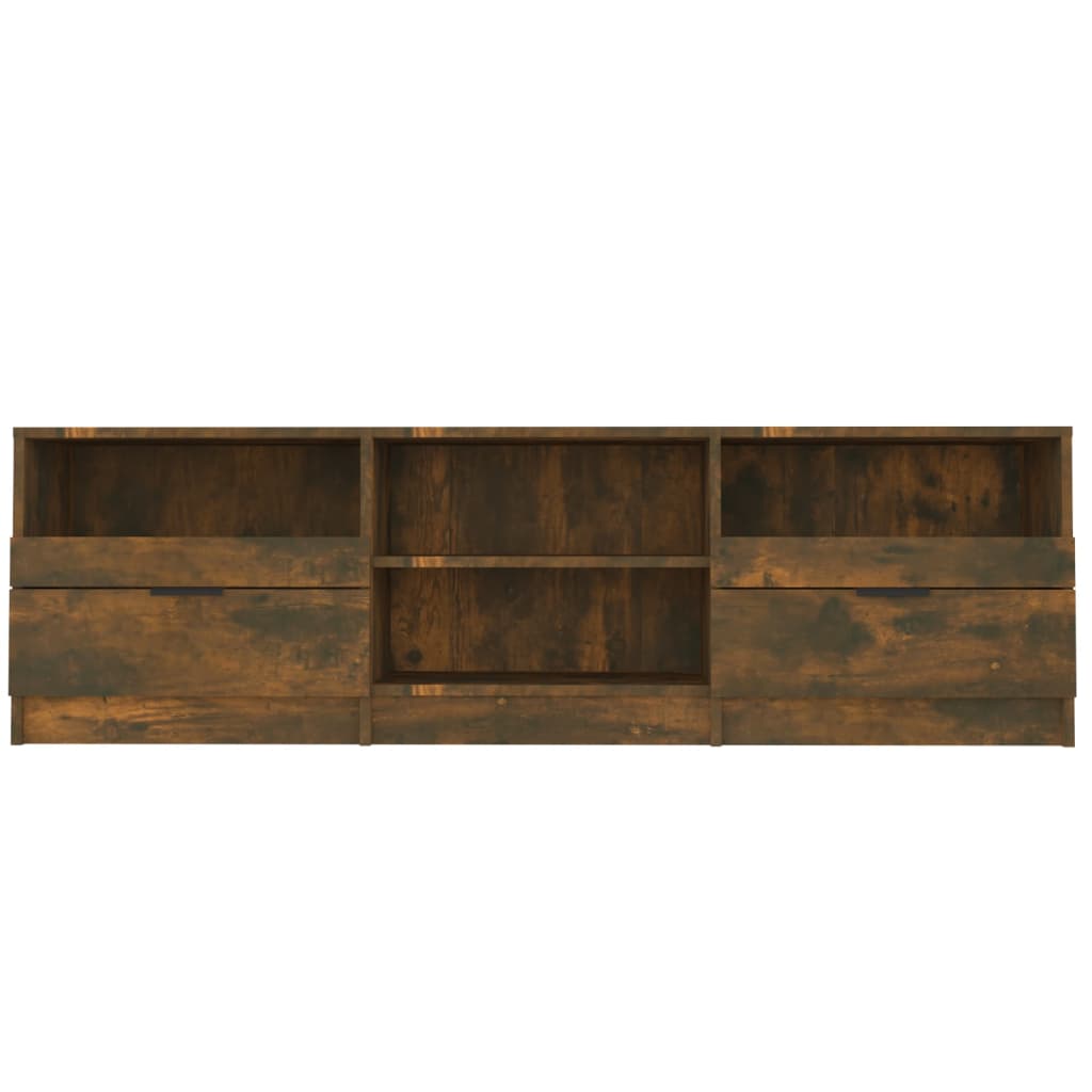 Comodă Tv, Stejar Fumuriu, 150X33,5X45 Cm, Lemn Prelucrat