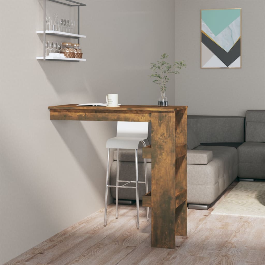 Masă Bar Perete 102X45X103,5 Cm Lemn Compozit