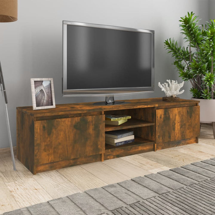 Dulap Tv, Alb Extralucios, 140X40X35,5 Cm, Lemn Prelucrat