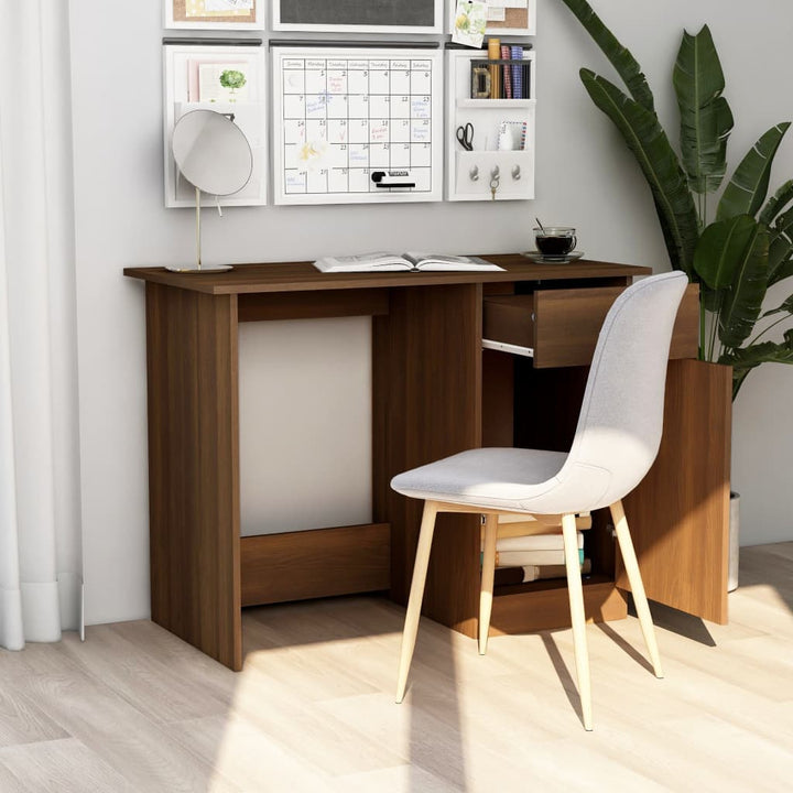 Birou, Stejar Maro, 100X50X76 Cm, Lemn Prelucrat