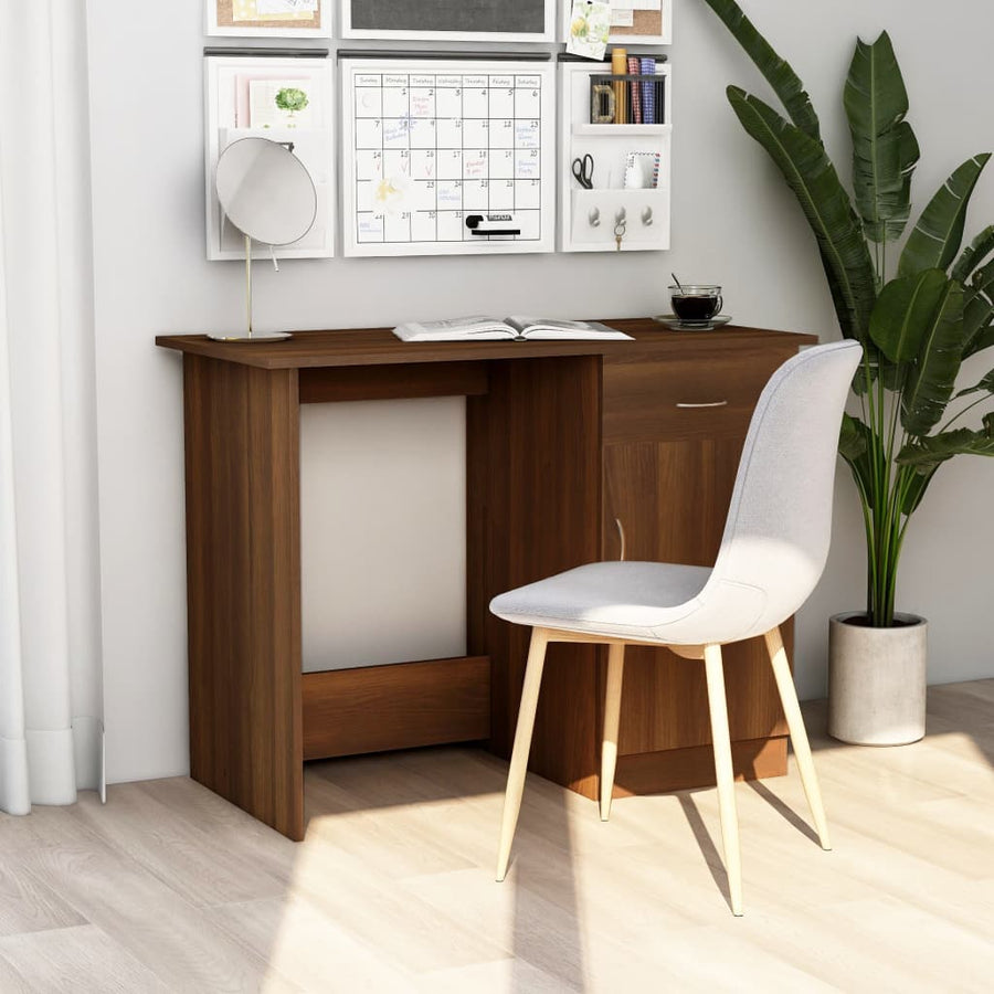 Birou, Stejar Maro, 100X50X76 Cm, Lemn Prelucrat
