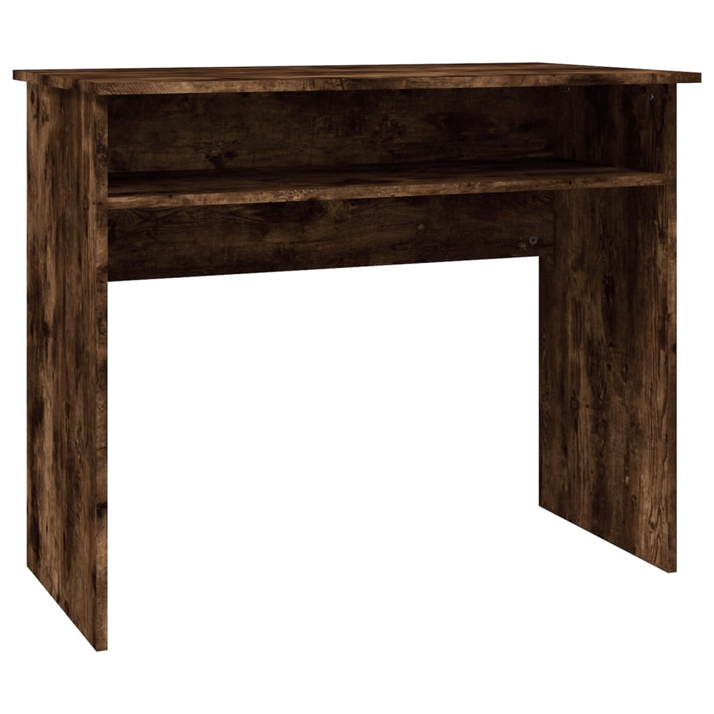 Birou, Stejar Fumuriu, 90X50X74 Cm, Lemn Prelucrat