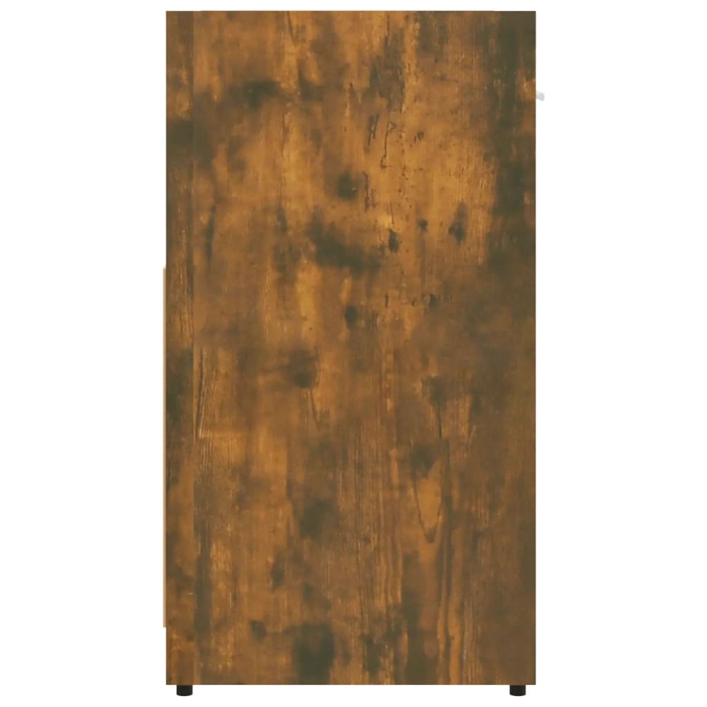 Dulap De Baie, Stejar Fumuriu, 60X33X60 Cm, Lemn Prelucrat