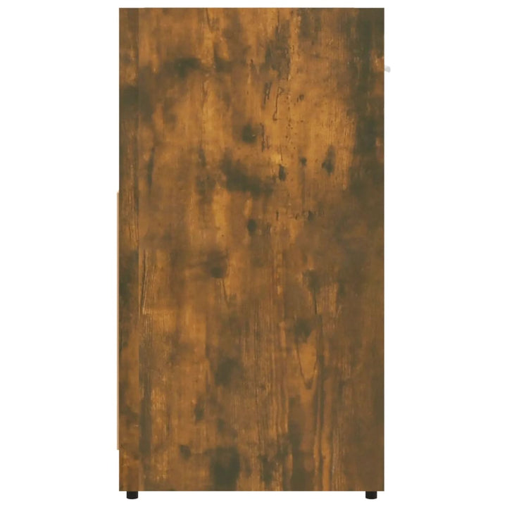 Dulap De Baie, Stejar Fumuriu, 60X33X60 Cm, Lemn Prelucrat