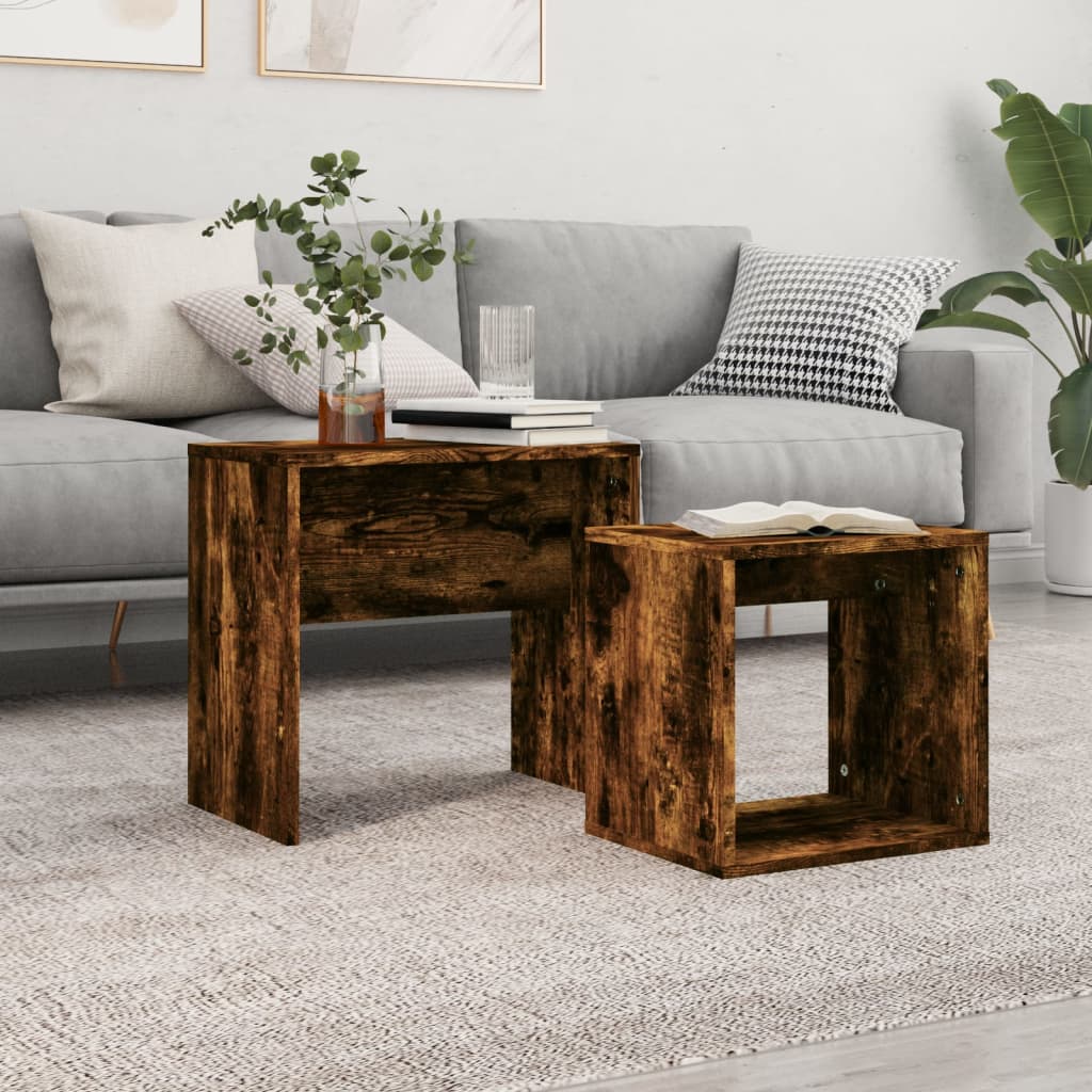Set Măsuțe De Cafea, , 48X30X45 Cm, Lemn Prelucrat