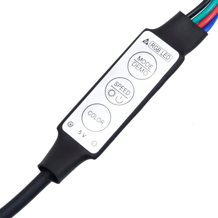 Comodă Tv Cu Lumini Led, Gri Sonoma, 160X35X40 Cm