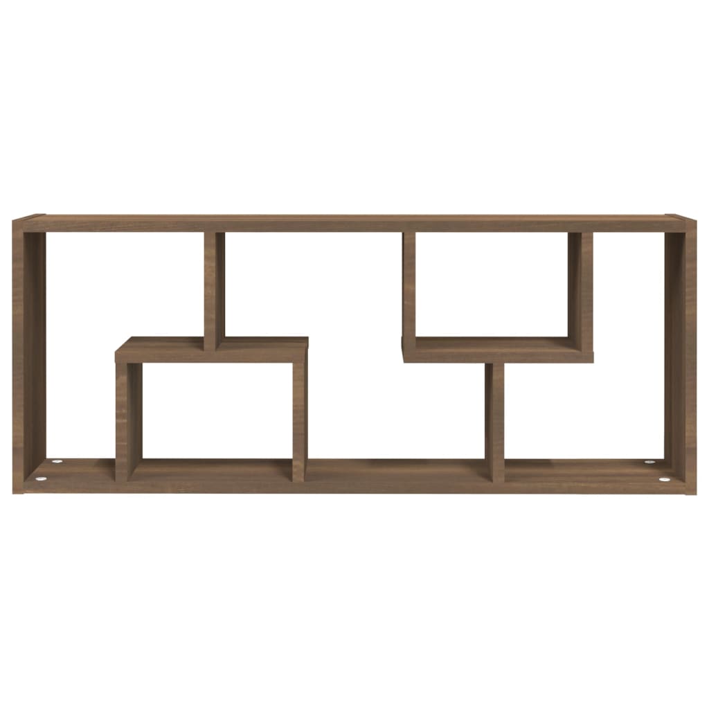 Raft De Perete, Stejar Maro, 36X16X90 Cm, Lemn Compozit