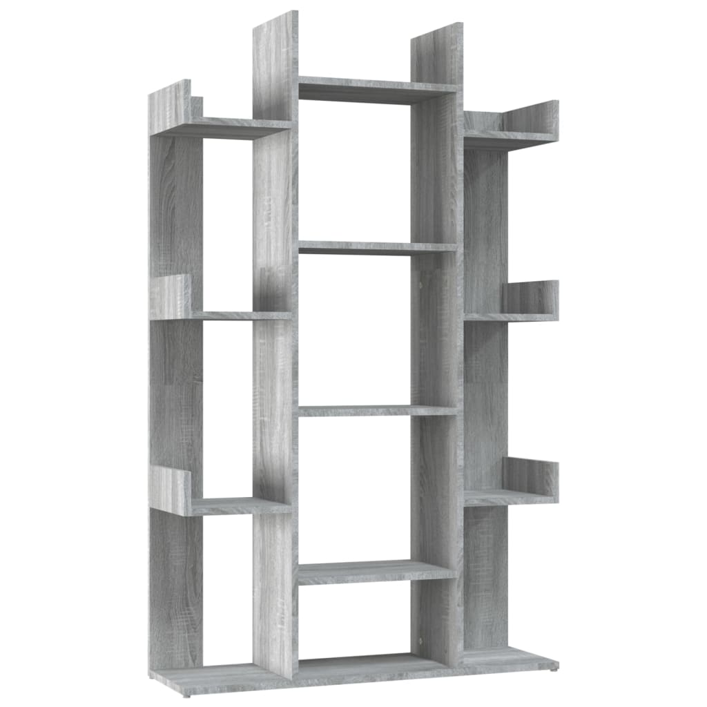 Bibliotecă, Gri Sonoma, 86X25,5X140 Cm, Lemn Prelucrat
