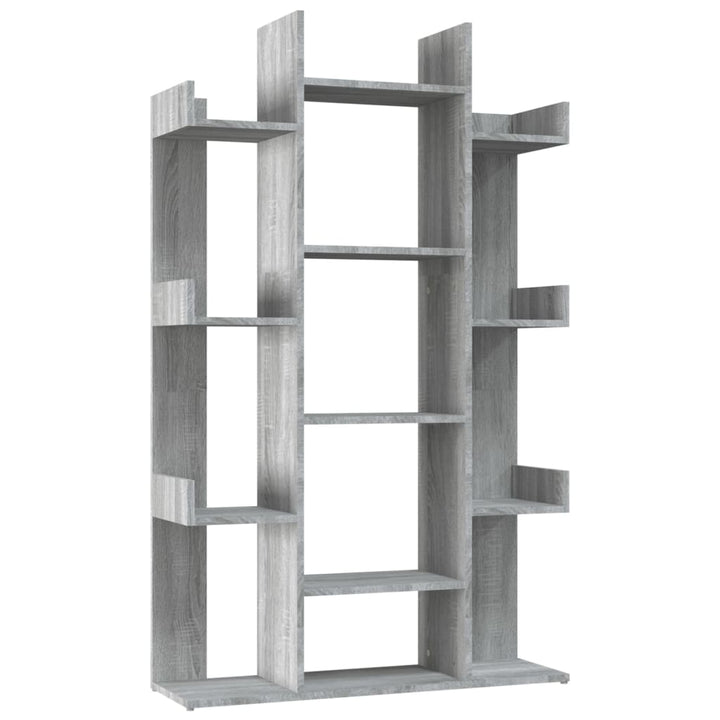 Bibliotecă, Gri Sonoma, 86X25,5X140 Cm, Lemn Prelucrat