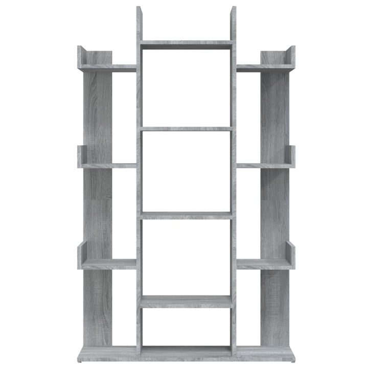 Bibliotecă, Gri Sonoma, 86X25,5X140 Cm, Lemn Prelucrat