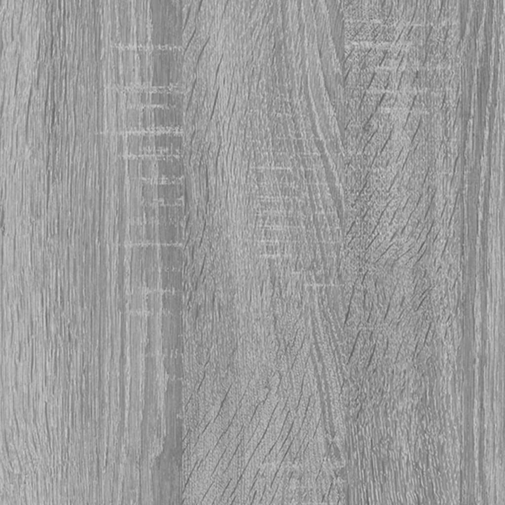 Bibliotecă, Gri Sonoma, 86X25,5X140 Cm, Lemn Prelucrat