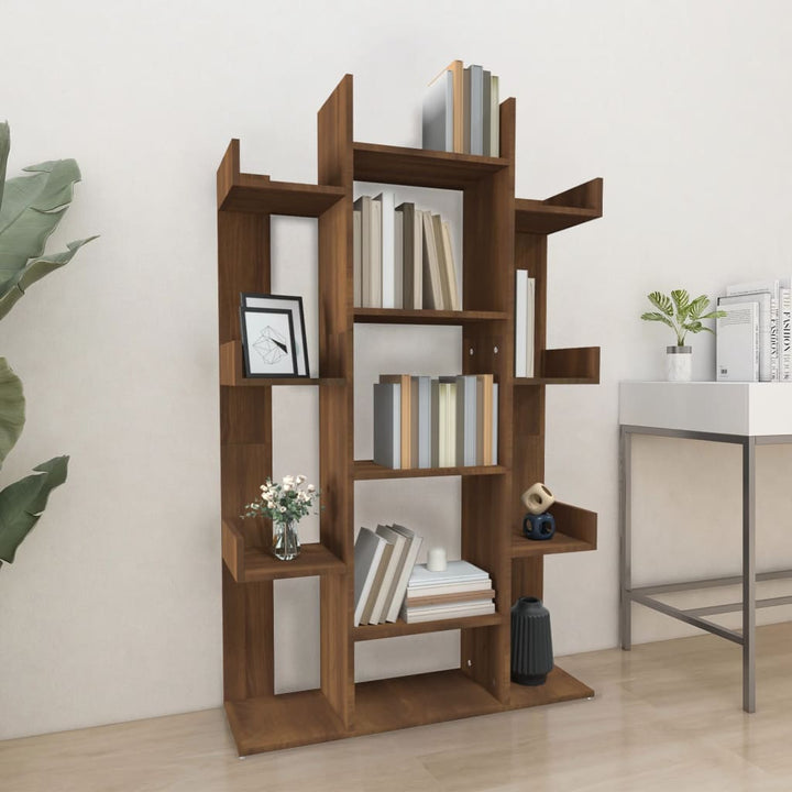 Bibliotecă, Gri Sonoma, 86X25,5X140 Cm, Lemn Prelucrat