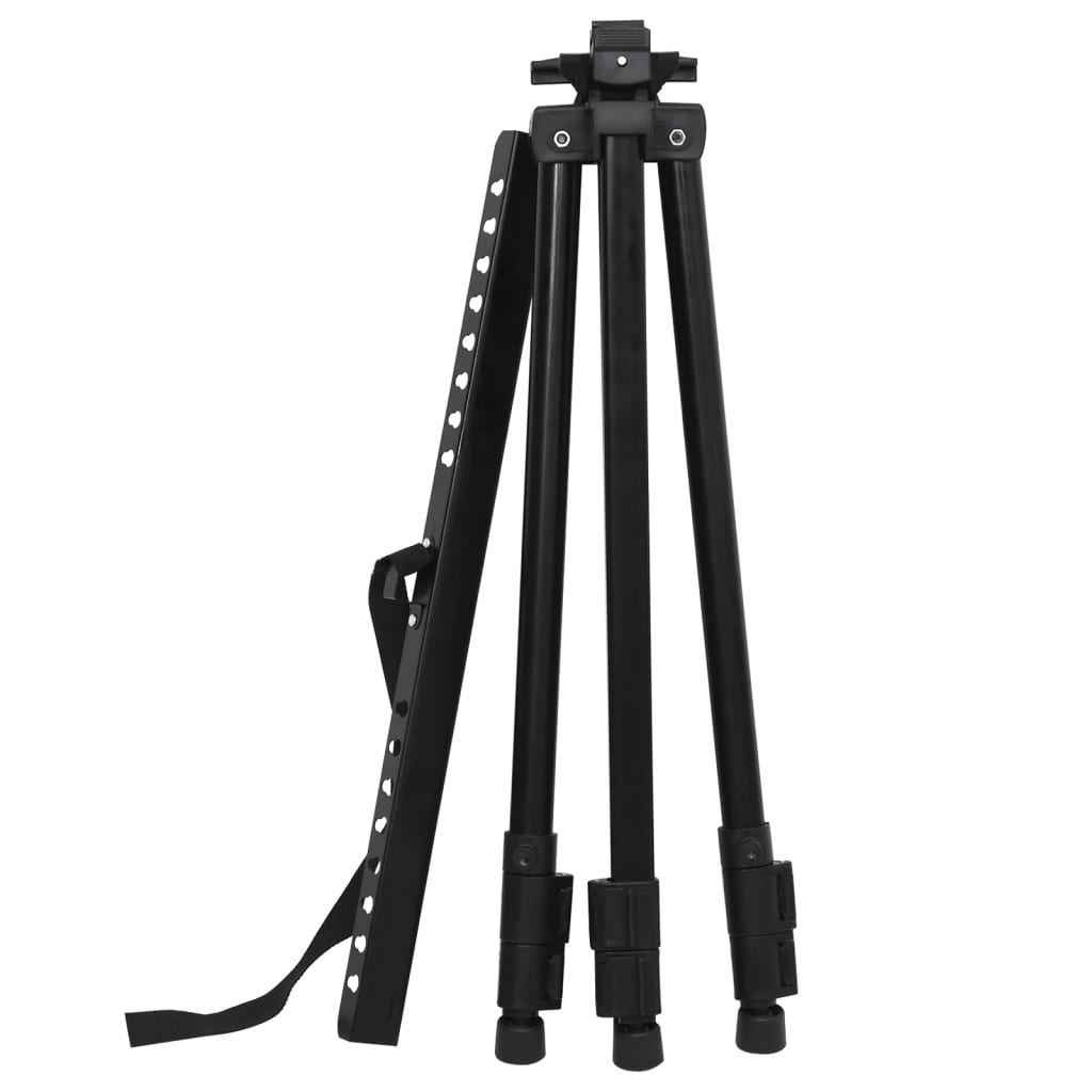 Șevalet De Expunere Reglabil, Negru, Metal