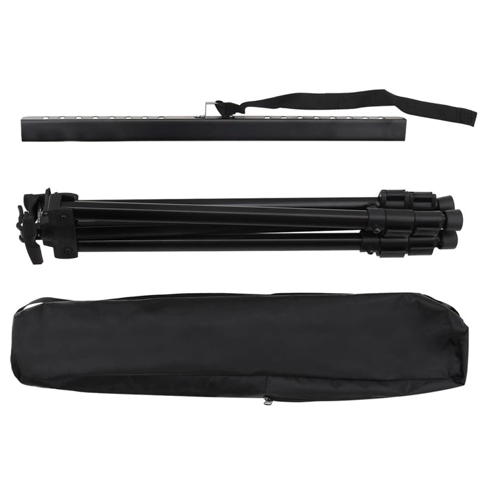 Șevalet De Expunere Reglabil, Negru, Metal