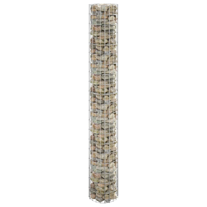 Stâlp De Gabion, Ø30X50 Cm, Oțel Galvanizat, Circular