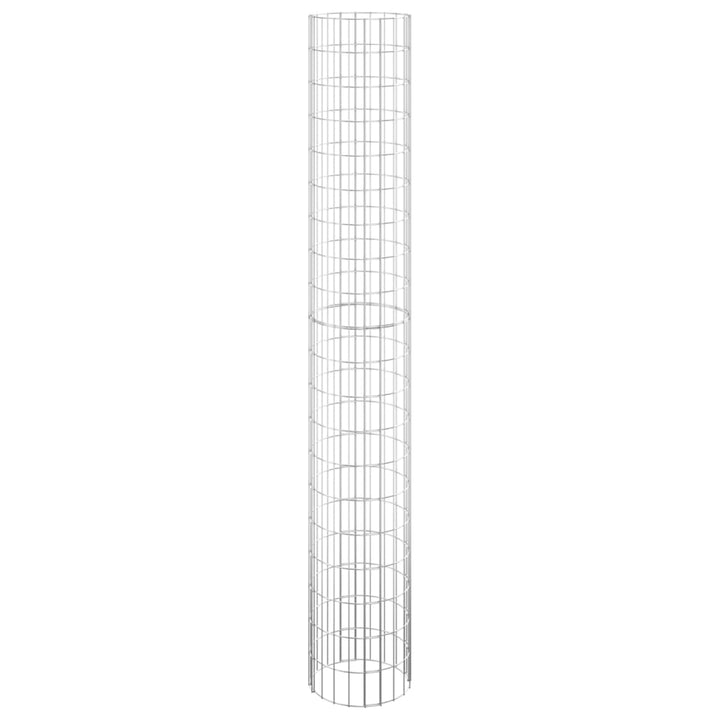 Strat Înălțat Gabion 3 Buc. Ø30X200 Cm Oțel Galvanizat Circular