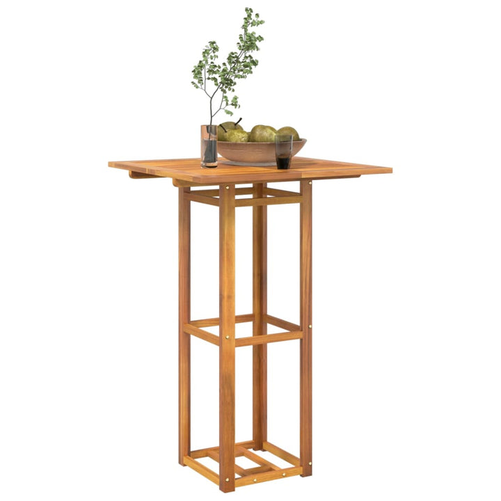 Masa De Bistro, 75X75X110 Cm, Lemn Masiv De Acacia