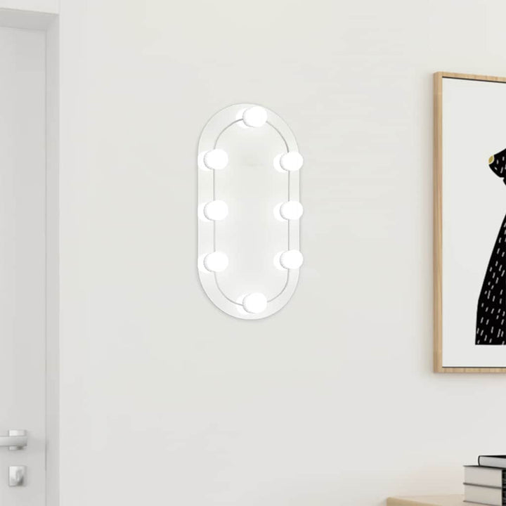 Oglindă De Perete Cu Lumini Led Sticlă