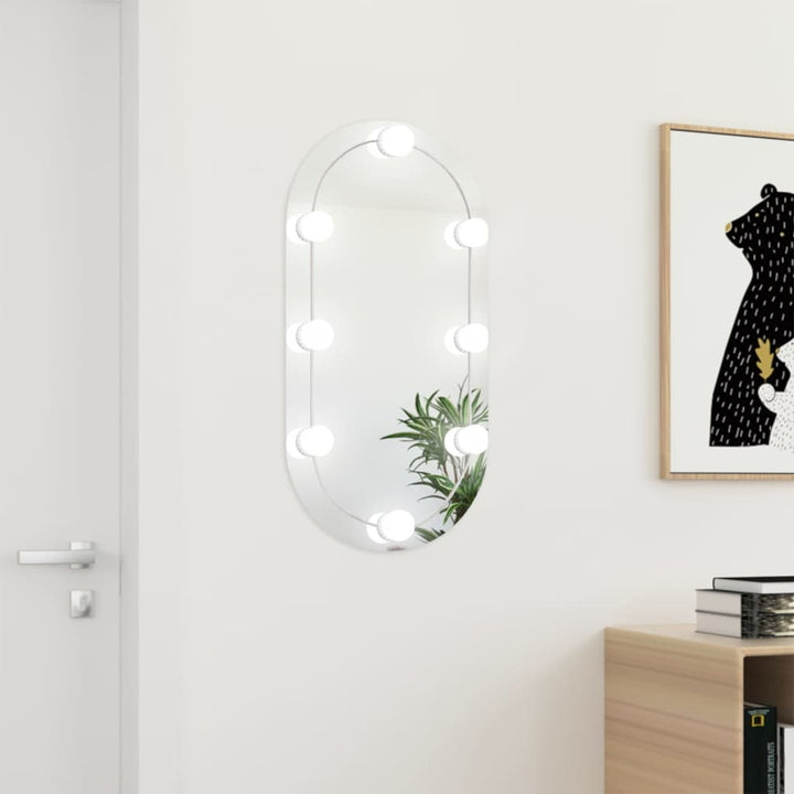 Oglindă De Perete Cu Lumini Led Sticlă