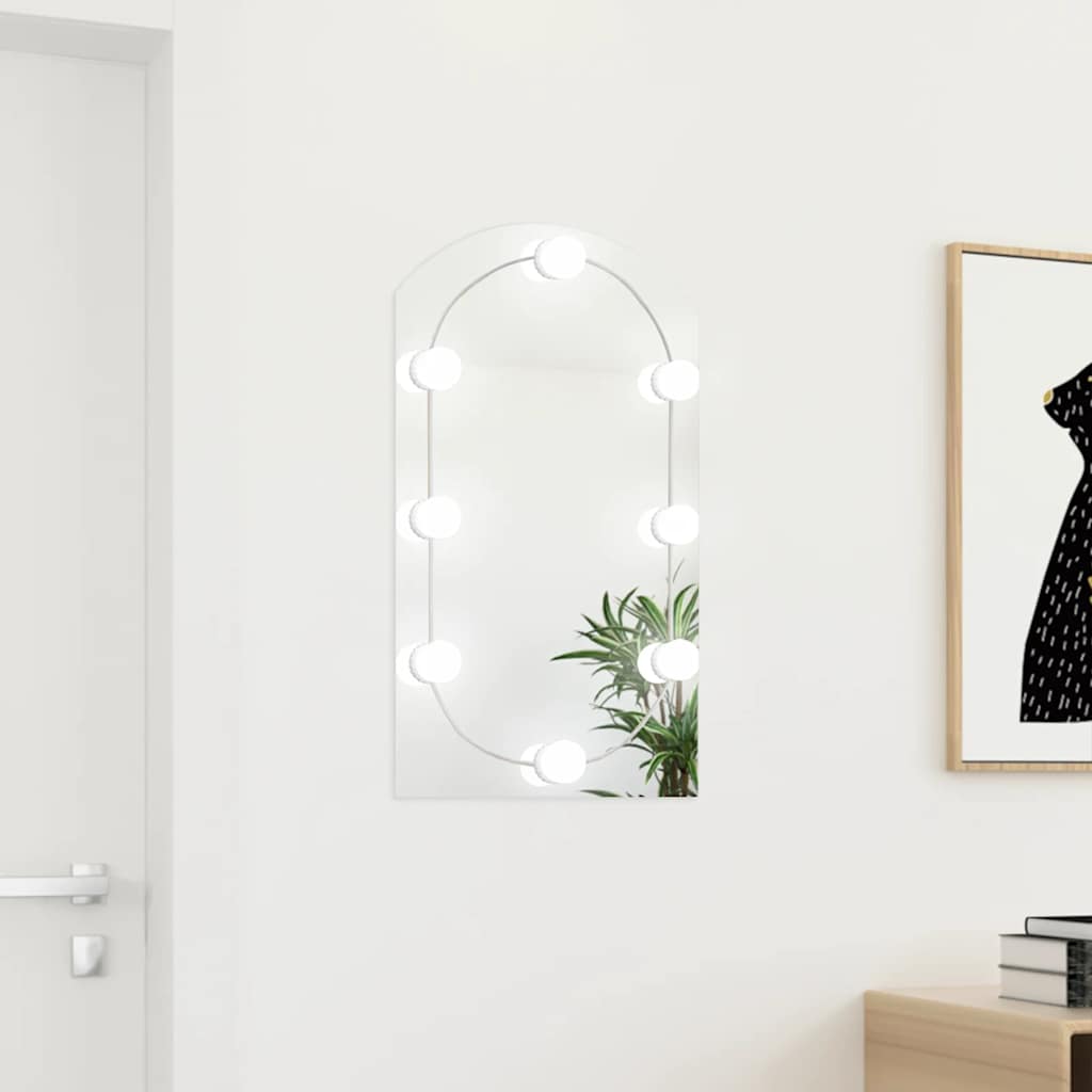 Oglindă De Perete Cu Lumini Led Sticlă