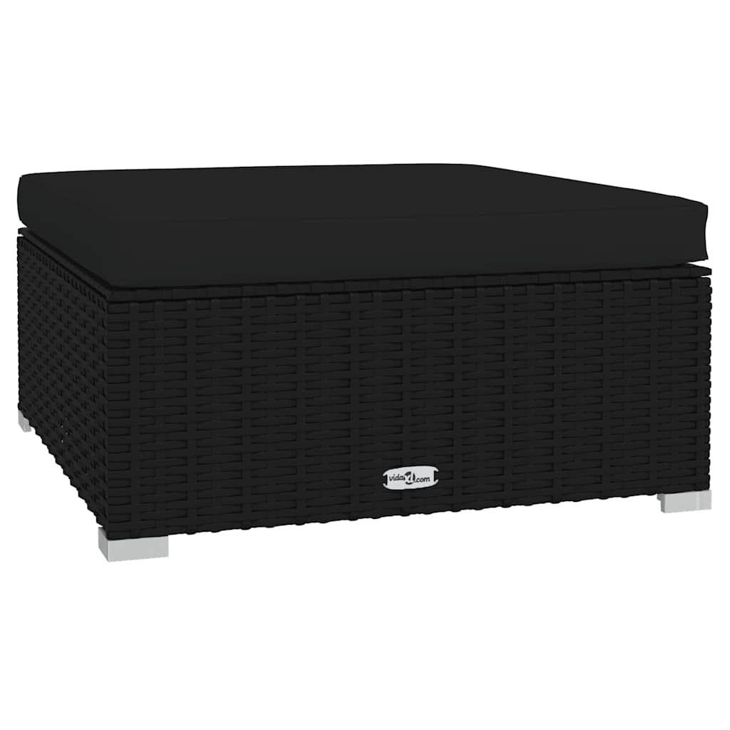 Set Mobilier De Grădină Cu Perne, 4 Piese, , Poliratan
