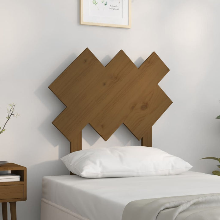 Tăblie De Pat, , 92X3X81 Cm, Lemn Masiv De Pin