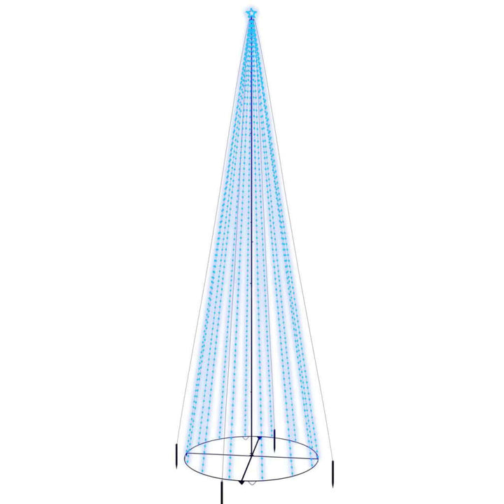 Brad De Crăciun Conic, 1134 Led-Uri, , 230X800 Cm