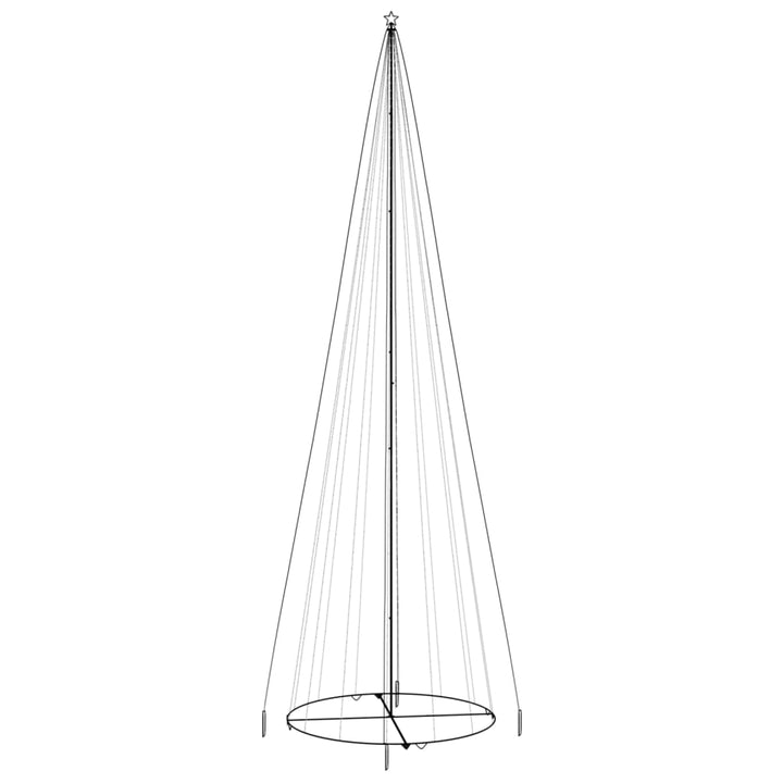 Brad De Crăciun Conic, 1134 Led-Uri, , 230X800 Cm