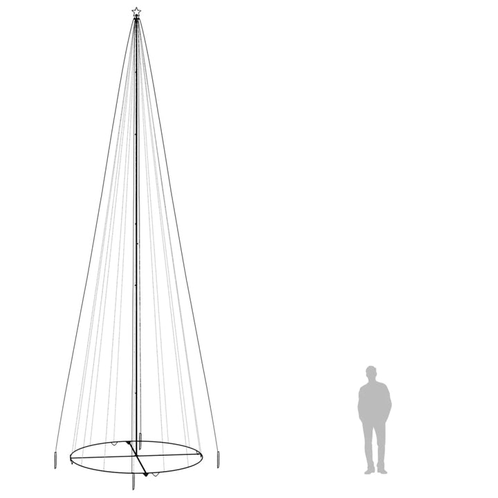Brad De Crăciun Conic, 1134 Led-Uri, , 230X800 Cm
