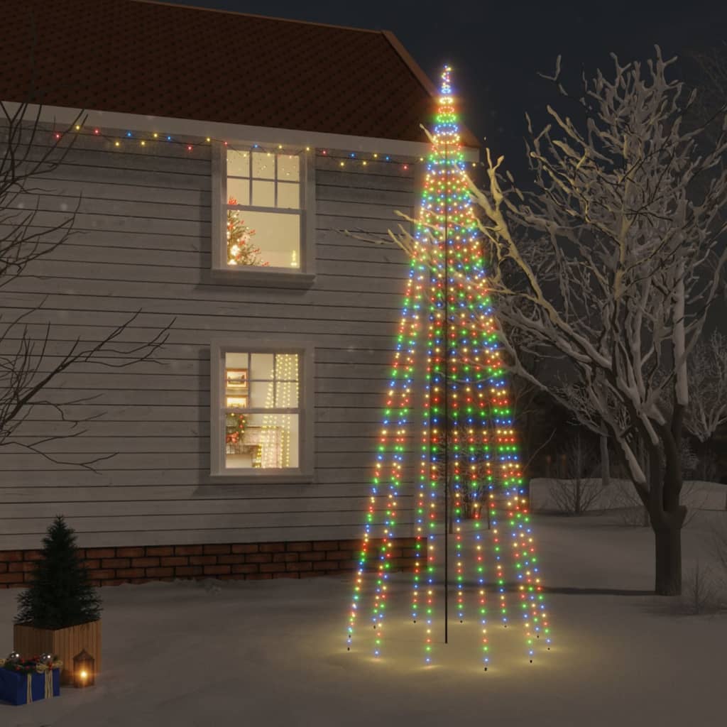 Brad De Crăciun Cu Țăruș, 1134 Led-Uri, , 800 Cm