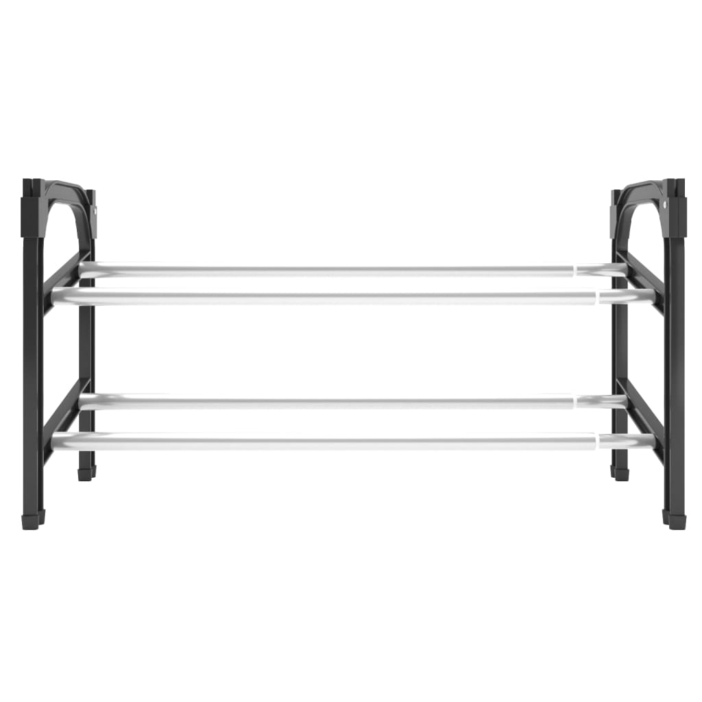 Suport Pentru Pantofi Extensibil Cu 2 Rafturi, 119X24X37 Cm