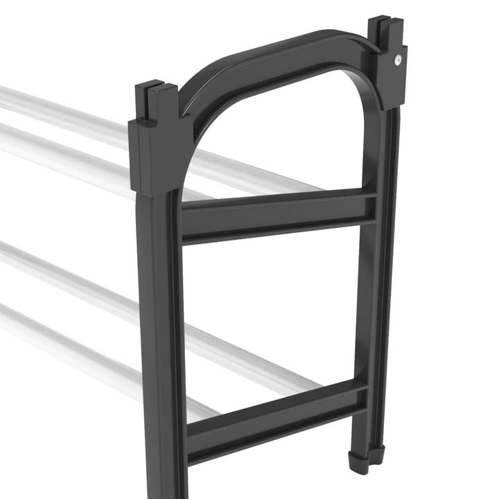Suport Pentru Pantofi Extensibil Cu 2 Rafturi, 119X24X37 Cm