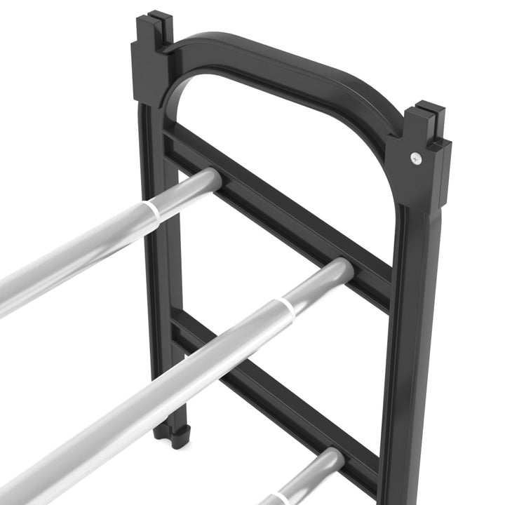 Suport Pentru Pantofi Extensibil Cu 2 Rafturi, 119X24X37 Cm