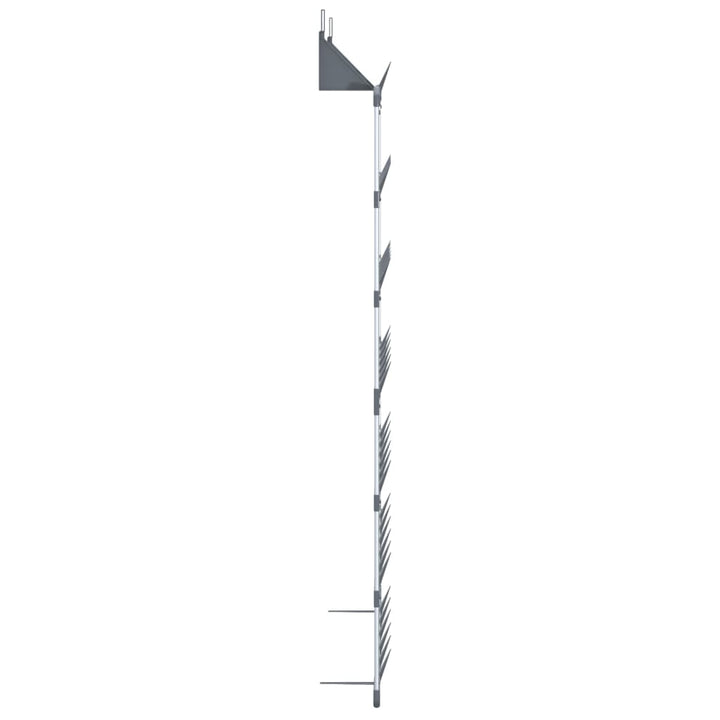 Suport Pentru Pantofi Suspendat, Argintiu, 66X13X139 Cm