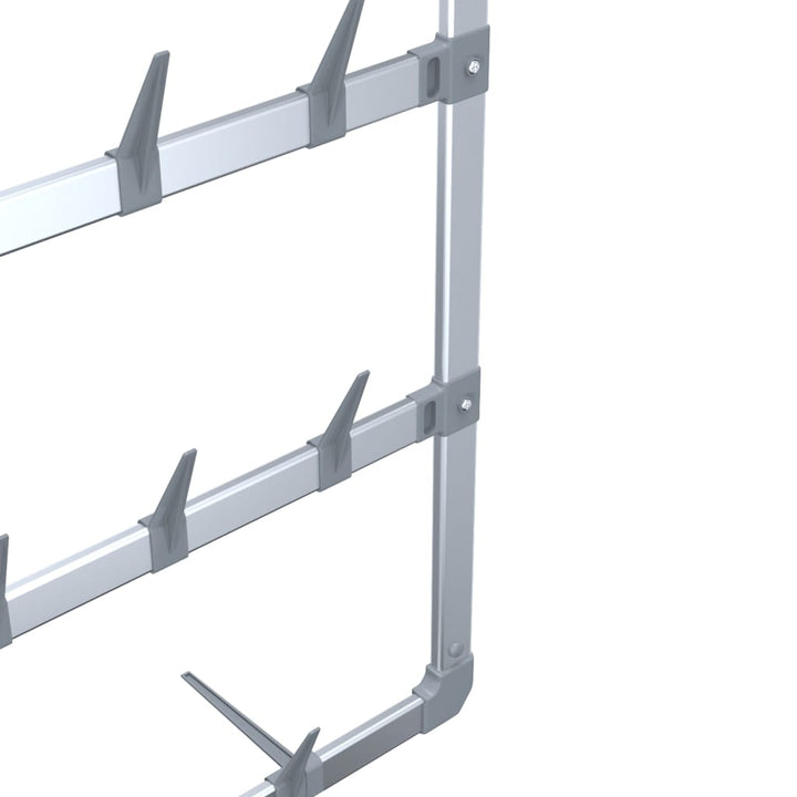 Suport Pentru Pantofi Suspendat, Argintiu, 66X13X139 Cm