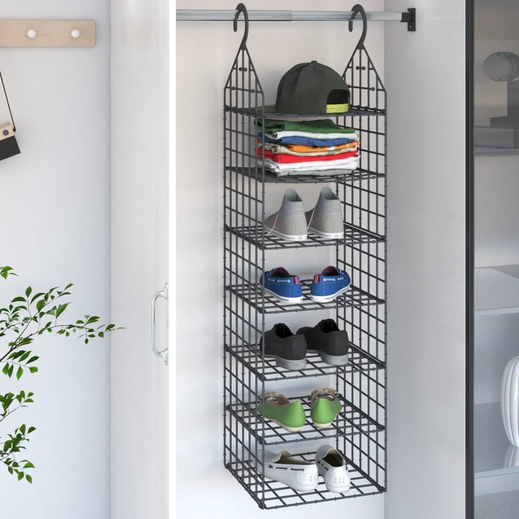 Organizator Pentru Dulap Suspendat, Cu 7 Rafturi