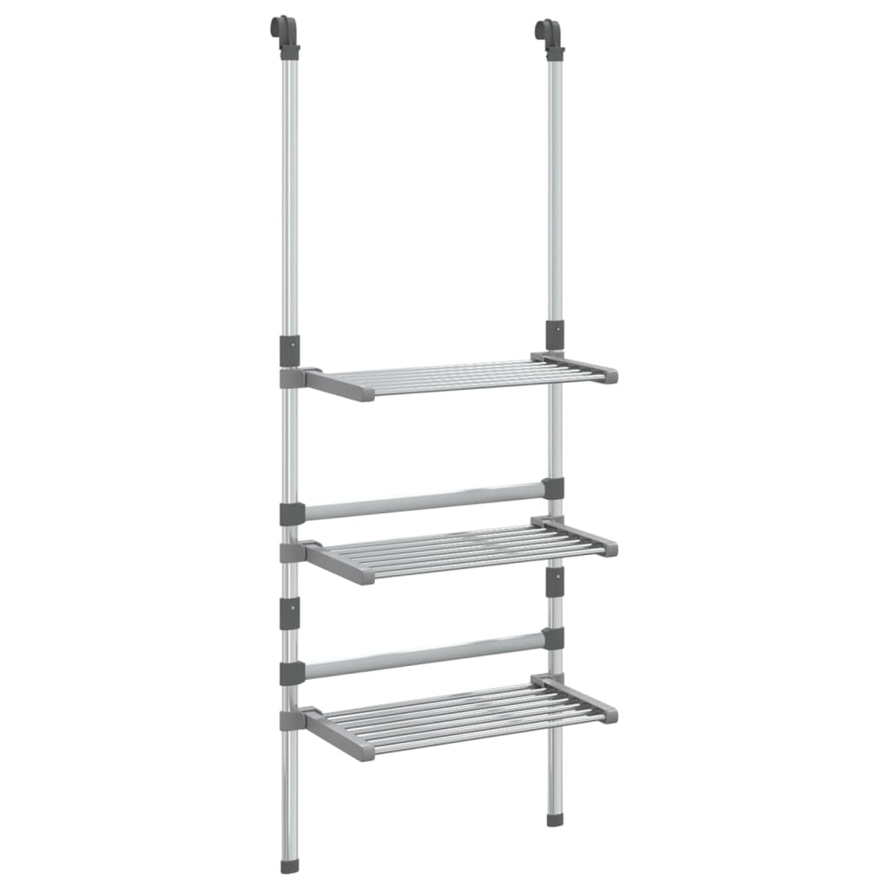 Suport De Uscare Rufe Suspendat, 3 Niveluri, Aluminiu