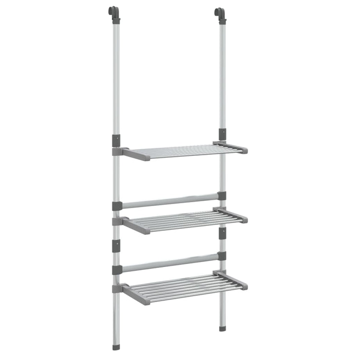 Suport De Uscare Rufe Suspendat, 3 Niveluri, Aluminiu
