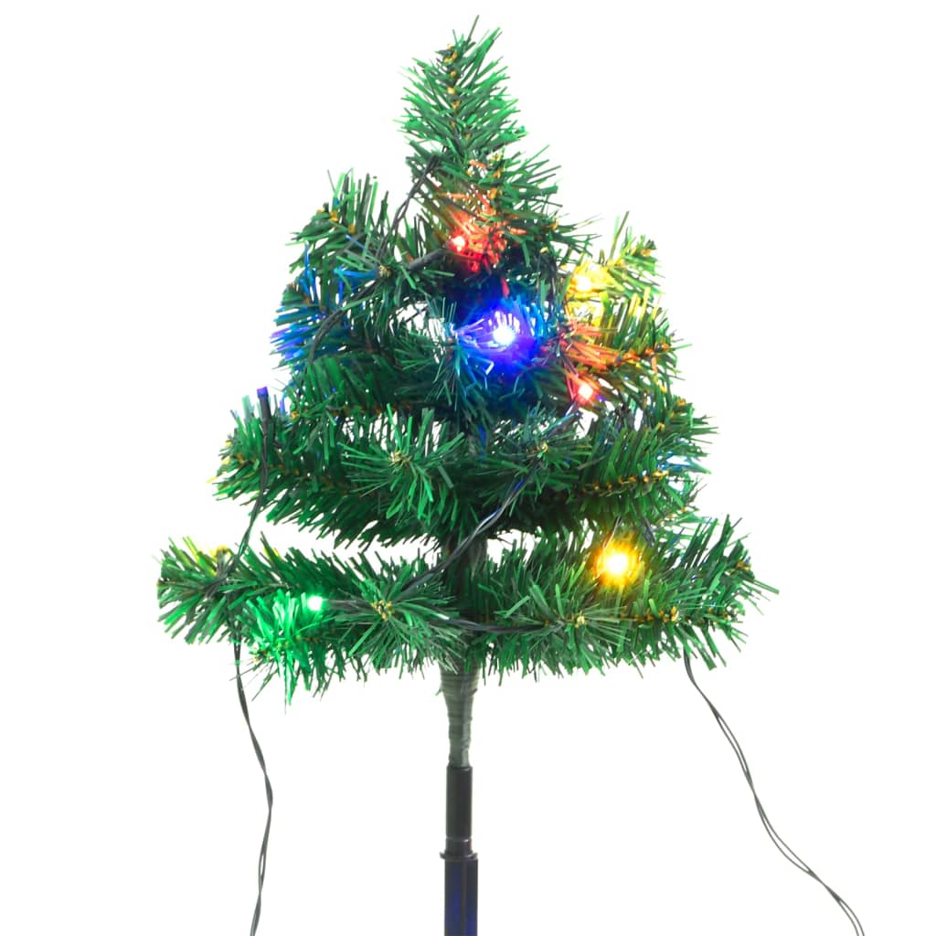 Brazi De Crăciun De Alee, 6 Buc., Led-Uri Multicolore 45 Cm Pvc