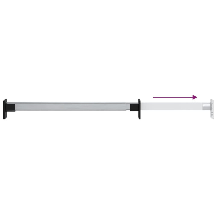 Șine Telescopice Pentru Dulap, 4 Buc., Argintiu, 58-100 Cm