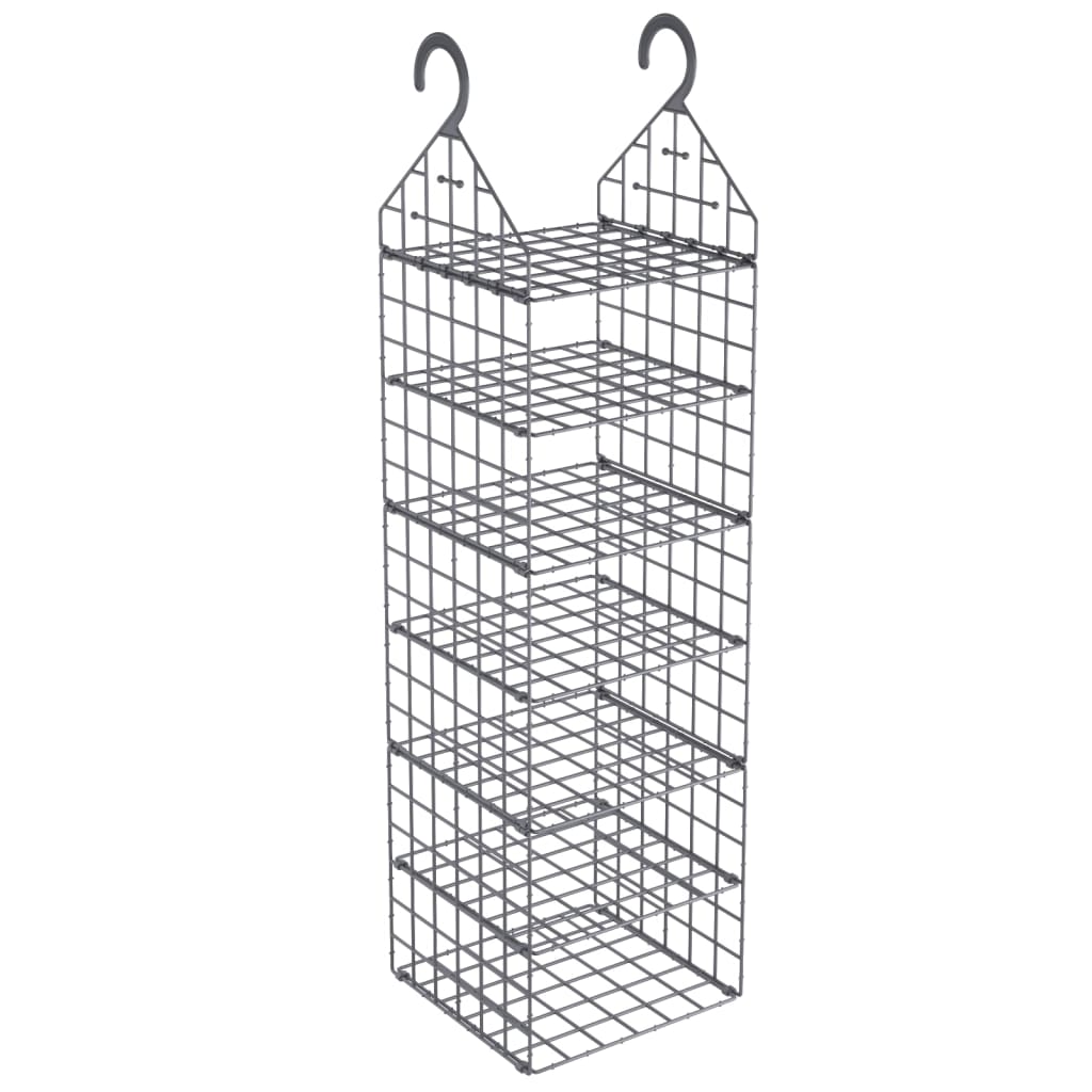 Organizator Pentru Dulap Suspendat, Cu 7 Rafturi, 2 Buc.