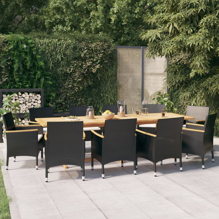 Set Mobilier De Grădină Cu Perne, 13 Piese,
