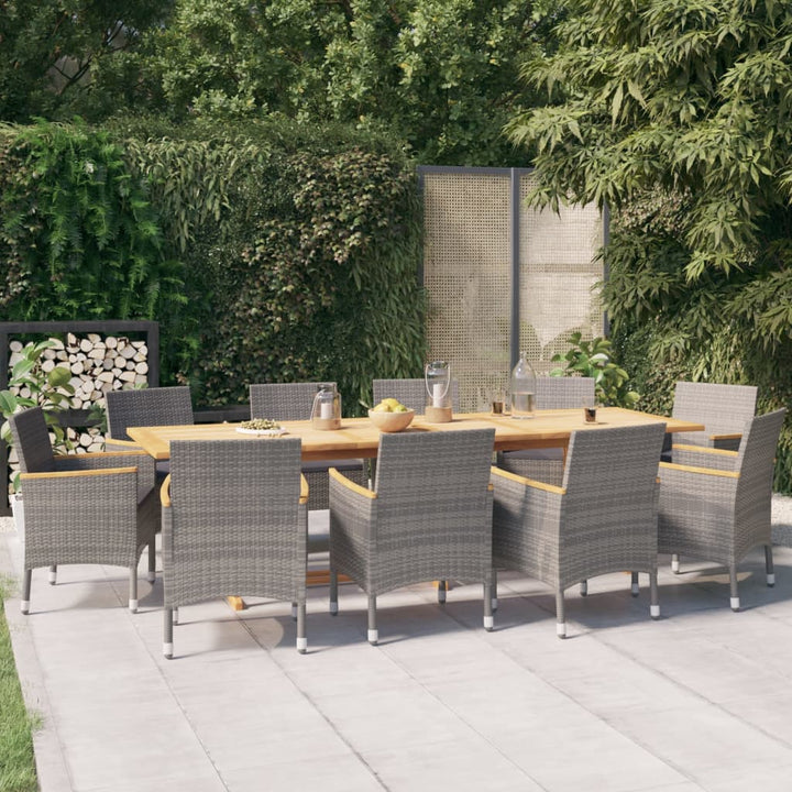 Set Mobilier De Grădină Cu Perne, 13 Piese,