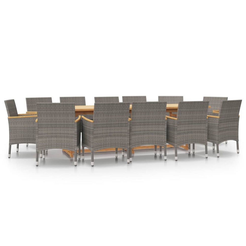 Set Mobilier De Grădină Cu Perne, 13 Piese,