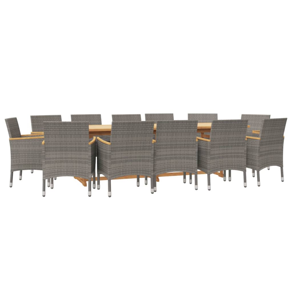 Set Mobilier De Grădină Cu Perne, 13 Piese,