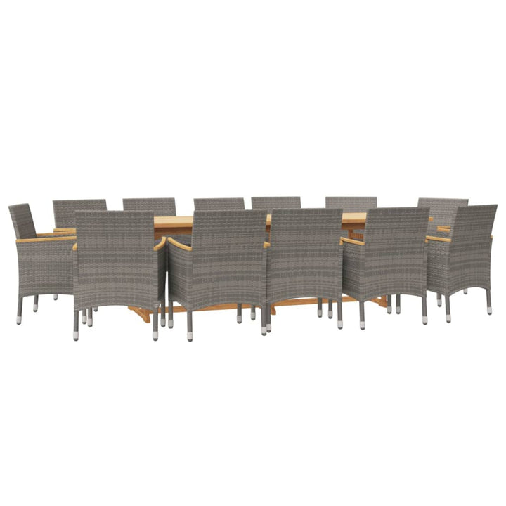 Set Mobilier De Grădină Cu Perne, 13 Piese,