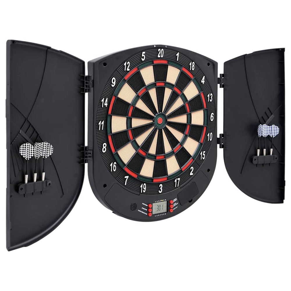 Placă Electrică De Darts Cu Săgeți Din Polipropilenă Neagră