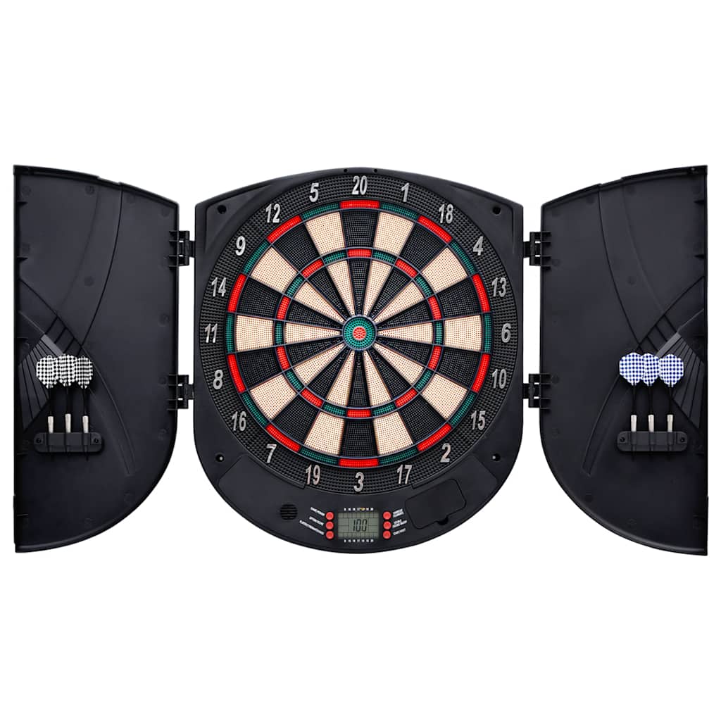 Placă Electrică De Darts Cu Săgeți Din Polipropilenă Neagră